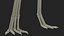 3D model Petrified Dragon Skeleton Posed