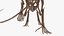 3D model Petrified Dragon Skeleton Posed