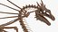 3D model Petrified Dragon Skeleton Posed