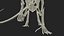 3D model Petrified Dragon Skeleton Posed
