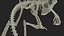 3D model Petrified Dragon Skeleton Posed