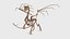 3D model Petrified Dragon Skeleton Posed
