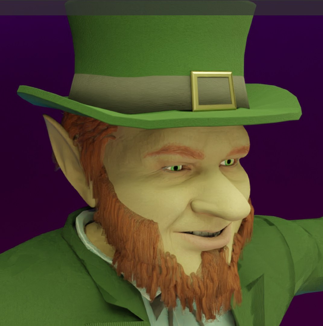 3D Leprechaun https://p.turbosquid.com/ts-thumb/GS/HWBqEN/nP/leprechaun_close/jpg/1658098030/1920x1080/fit_q87/0d99c800efae6bb8d116d29cbcd73d9cc04edc55/leprechaun_close.jpg