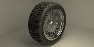 hankook wheel tire 3D model