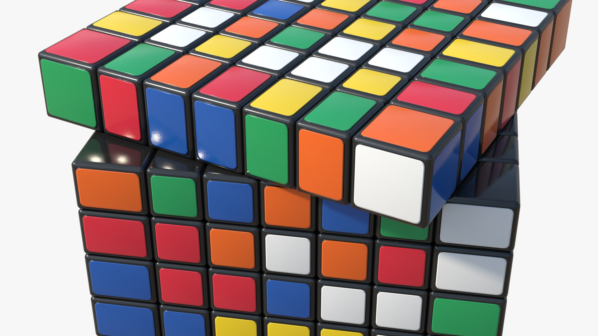 Animated Rubiks Cube 7x7 model - TurboSquid 2081472