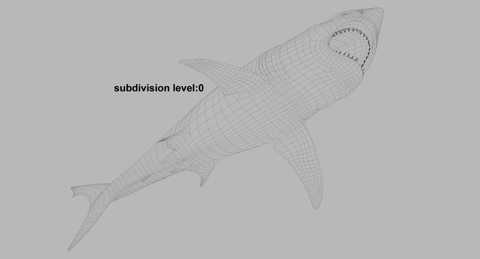 realistic great white shark 3d model https://p.turbosquid.com/ts-thumb/GS/N5Nubi/xBVOdYLo/wire04/jpg/1438948185/1920x1080/fit_q87/70e0ca198f0d7b9908f399040a30fbc04c26ff90/wire04.jpg