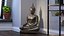Statue de Bouddha thaïlandais en bronze antique