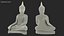 Statue de Bouddha thaïlandais en bronze antique
