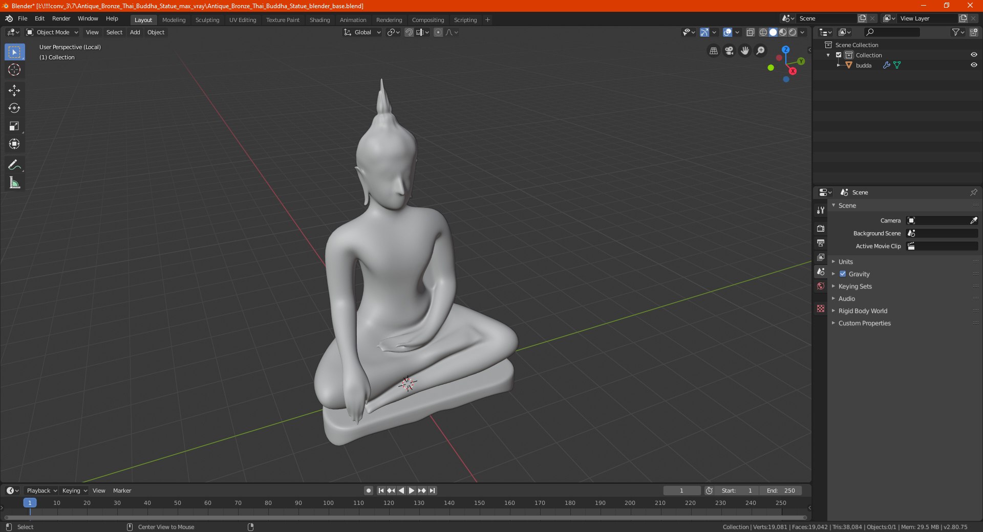 3D model Antique Bronze Thai Buddha Statue https://p.turbosquid.com/ts-thumb/GS/NXmrFT/fC/antiquebronzethaibuddhastatuevray3dmodel022/jpg/1643798243/1920x1080/fit_q87/d5cc987b14e87d56e5cd59578f31027a93d23eac/antiquebronzethaibuddhastatuevray3dmodel022.jpg