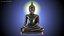 Statue de Bouddha thaïlandais en bronze antique