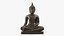 Statue de Bouddha thaïlandais en bronze antique
