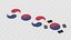 Taegeuk Korea Flag Logo Symbol
