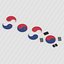 Taegeuk Korea Flag Logo Symbol