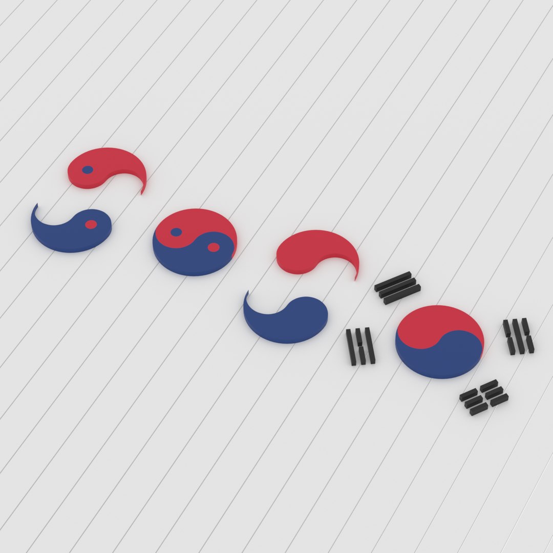 3D Taegeuk Korea Flag Logo Symbol model https://p.turbosquid.com/ts-thumb/GS/ObY7IJ/y5/13/png/1646467555/1920x1080/fit_q87/5238839d33a92f11a370c8b61efc969a5663ff46/13.jpg