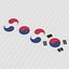 Taegeuk Korea Flag Logo Symbol