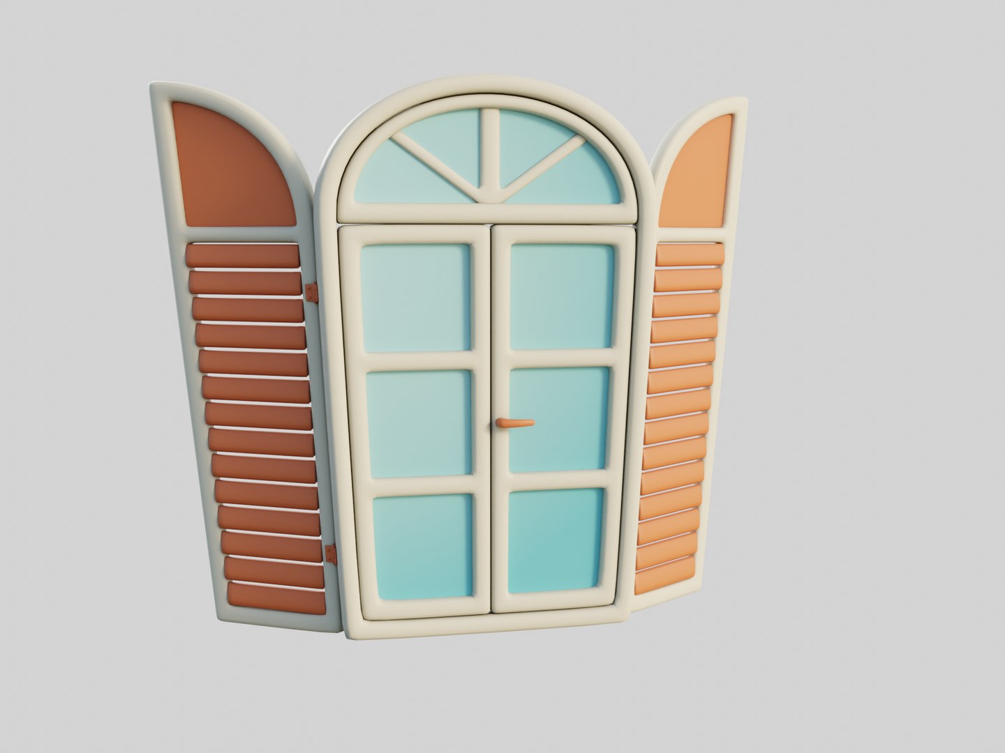 Cartoon Window 24b Model - TurboSquid 1904270