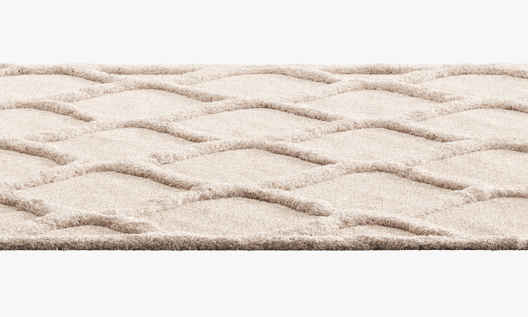 NuLOOM Raised Ogee Trellis Nursery Area Rug 3D - TurboSquid 2149451