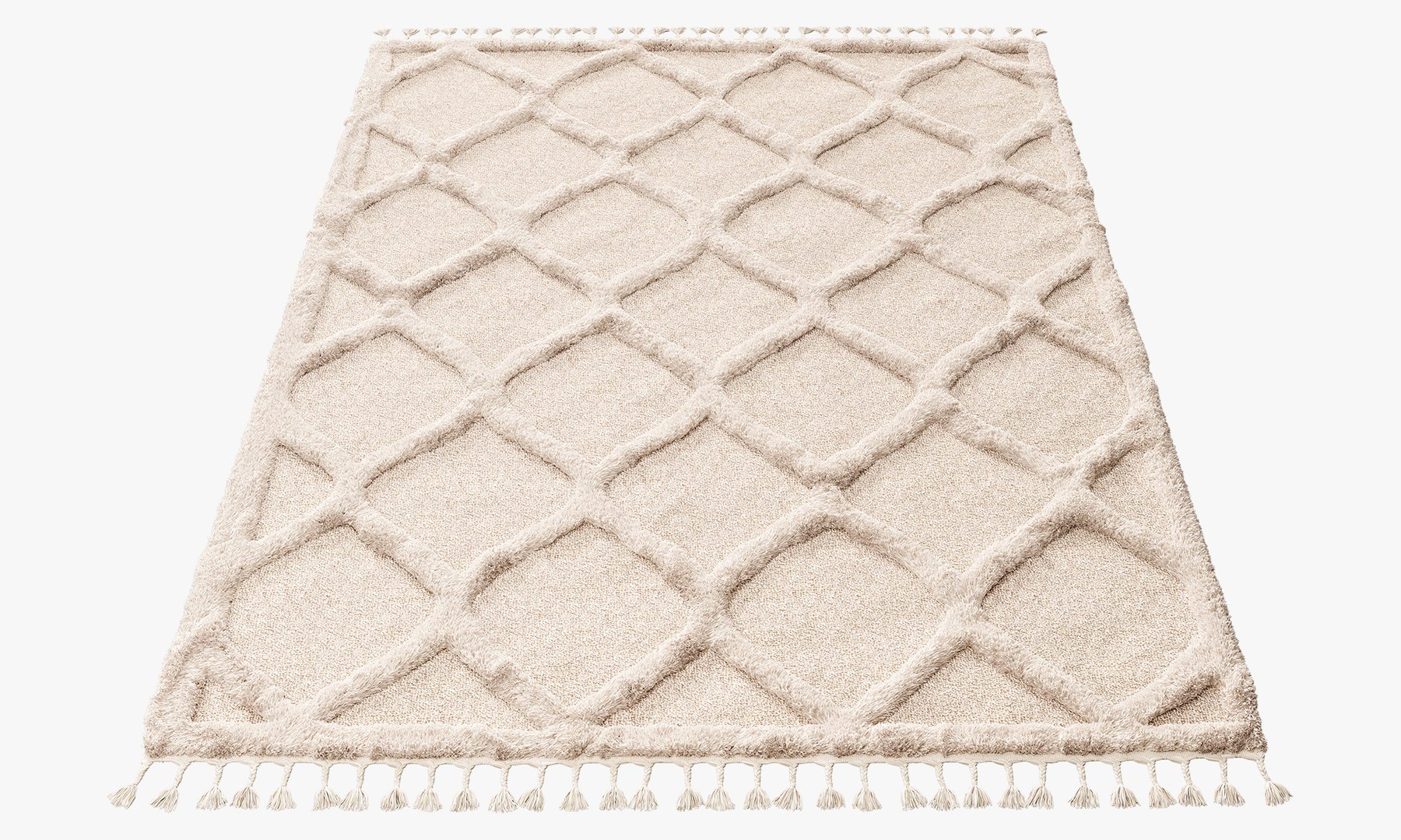 NuLOOM Raised Ogee Trellis Nursery Area Rug 3D - TurboSquid 2149451