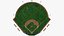 Baseball field with players
