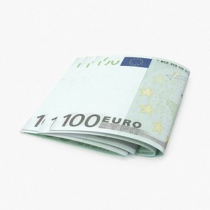 max 100 euro bill folded
