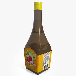 Hot Sauce Bottle model - TurboSquid 1840948