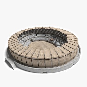 ancient gladiator arena 3d max