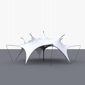 3D Tensile Complex Structure 01 model