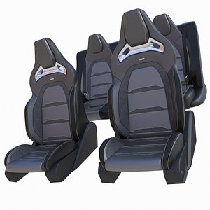 3D mercedes car seats