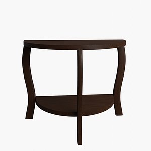 wooden shelf table