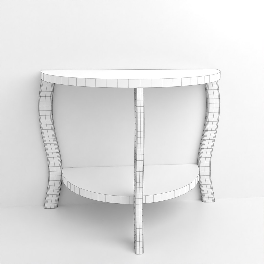 Wooden Shelf Table Model - TurboSquid 2016477