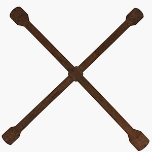 lug wrench 3D model