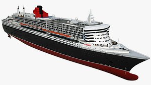 cruise queen mary 2 model