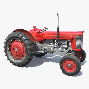 tractor 65 massey ferguson 3D