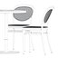 218 and 214R chair and Briscola table