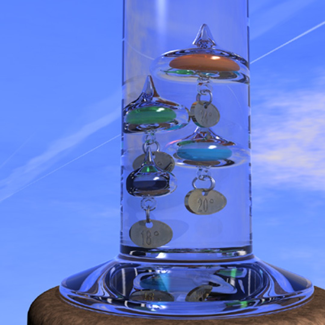 Cinema4d Galileo Thermometer