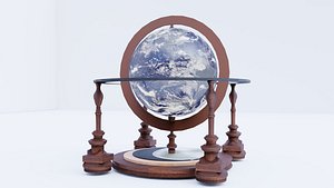 Desktop Globe 3D model