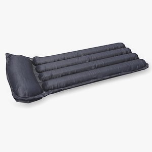 3D Old Air Mattress Low-poly PBR model