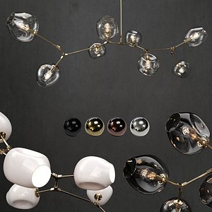 branching bubble 3D model