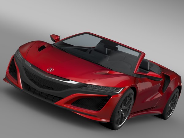 3d acura nsx cabriolet 2017