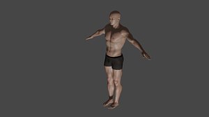 Realistic Male 3D model