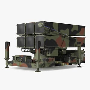 NASAMS Air Defense System Camouflage 3D model