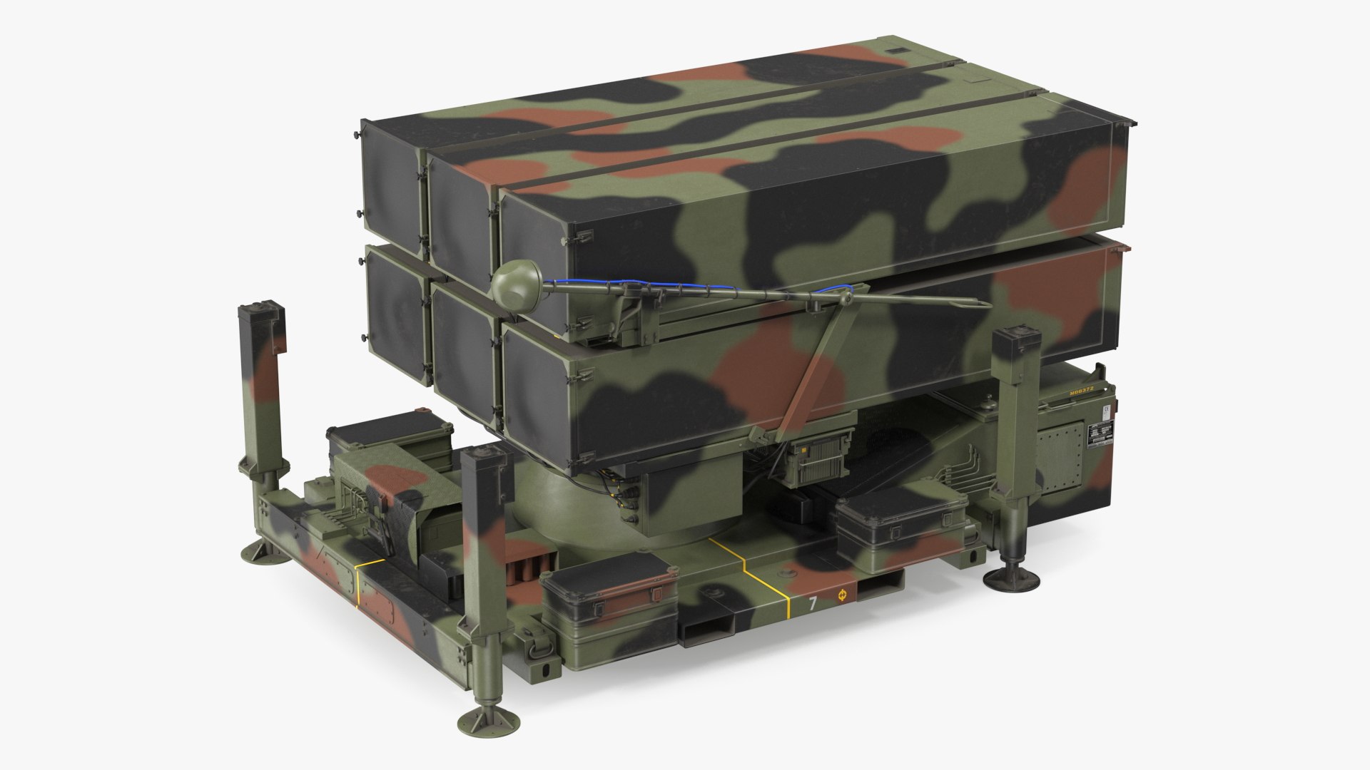 NASAMS Air Defense System Camouflage 3D model https://p.turbosquid.com/ts-thumb/GT/9DCgXe/Rk/nasamsairdefensesystemcamouflage3dmodel010/jpg/1662797711/1920x1080/fit_q87/866c481545c180e91e7801a13fea57f96c7abc20/nasamsairdefensesystemcamouflage3dmodel010.jpg