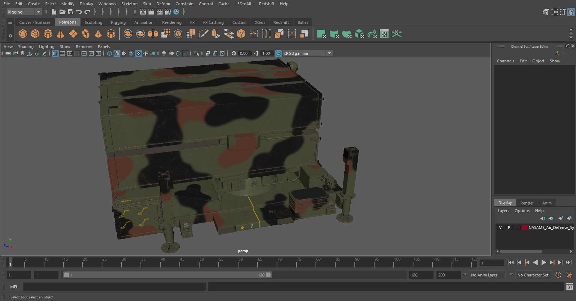 NASAMS Air Defense System Camouflage 3D model https://p.turbosquid.com/ts-thumb/GT/9DCgXe/fo/nasamsairdefensesystemcamouflage3dmodel034/jpg/1662797798/1920x1080/fit_q87/a9ee153413507a017cddab48ef3bed9c419e6a97/nasamsairdefensesystemcamouflage3dmodel034.jpg