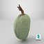 Green Almond - 3D Scanned