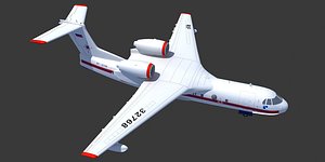 beriev be-200 altair aircraft 3ds