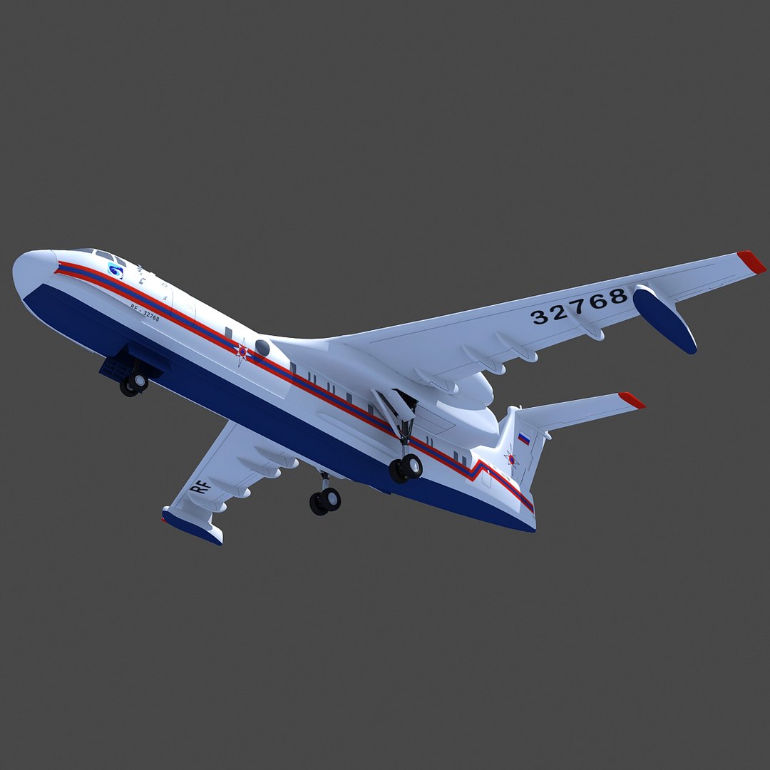 Beriev Be-200 Altair Aircraft 3ds