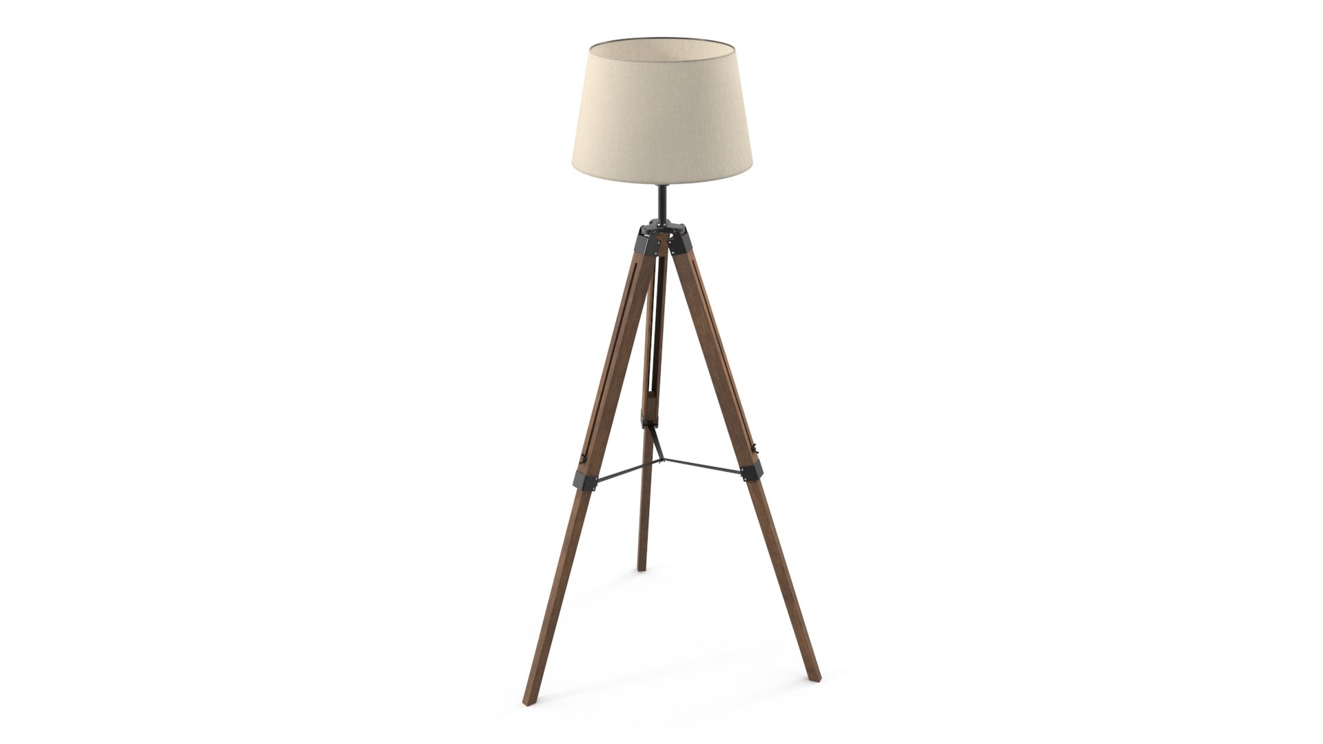 Tripod Floor Lamp 3D model preview