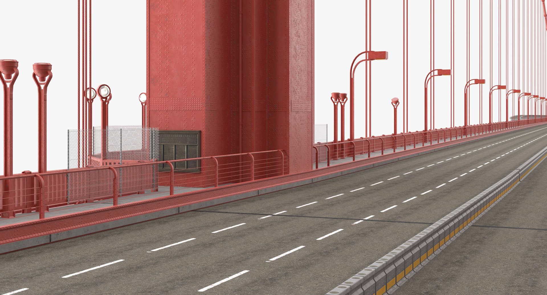 3D Golden Gate Bridge - TurboSquid 1391896