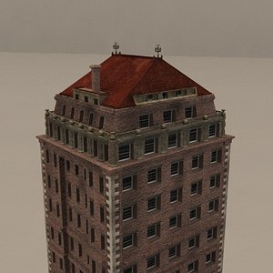 skyscraper new york 3d obj