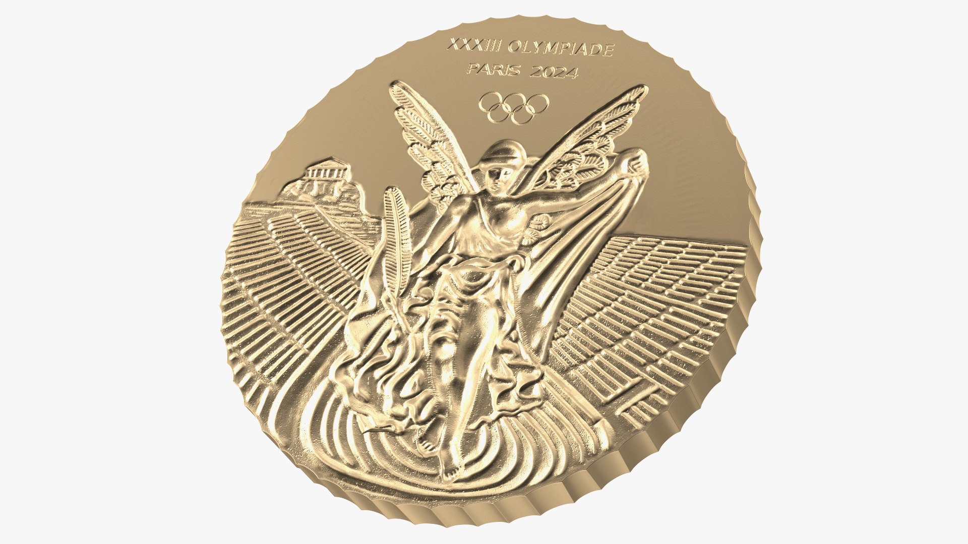 3d Olympic Gold Medal - Turbosquid 2003119